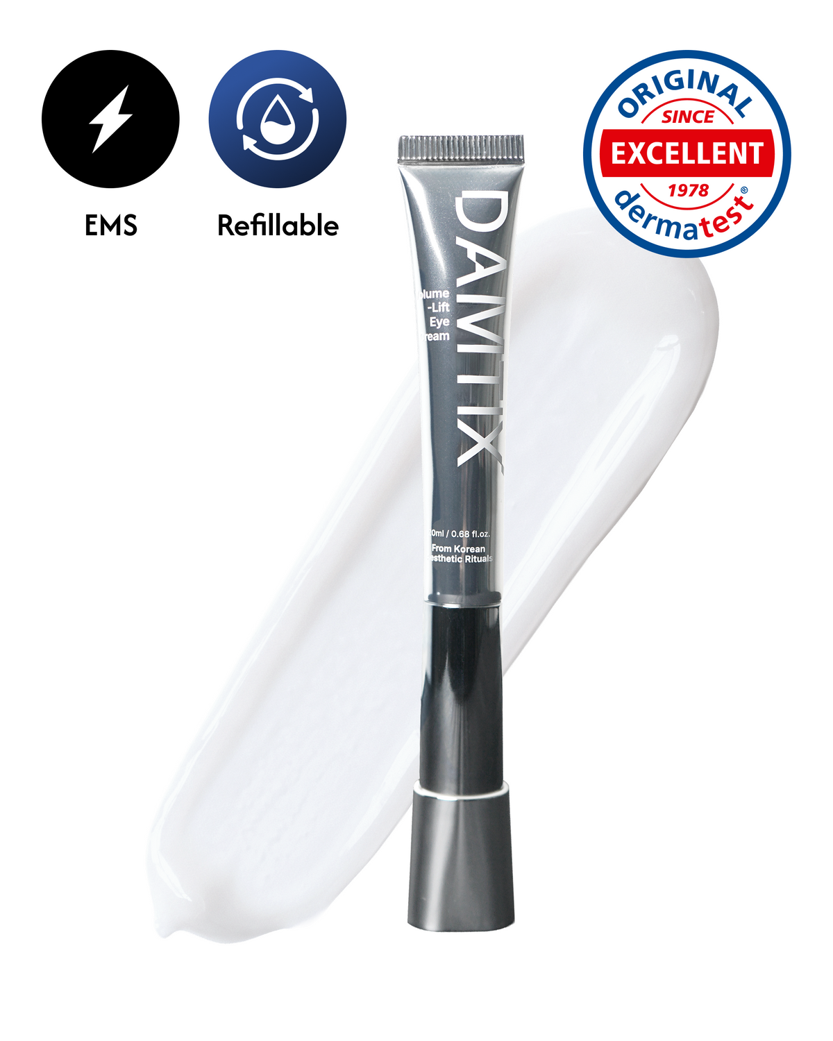 Volume-Lift Eye Cream with Built In Device