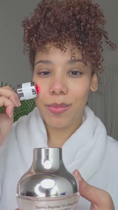 Peptide 7X Lifting Cream with Built In Device